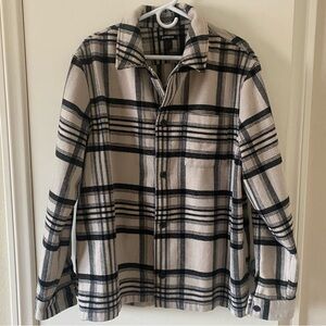 Express‎ Plaid Wool Jacket, XL